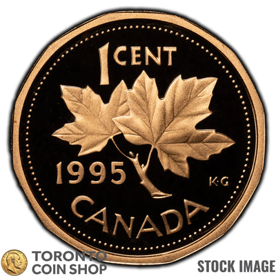 Canada 1995 1 Cent Coin - Proof Strike