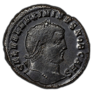 SOLD Ancient Rome Maximinus II as Caesar Under Galerius AD 305-310 Follis Coin