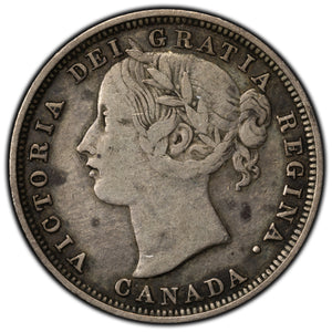 SOLD Canada 1858 20 Cents Silver Coin - One Year Type!