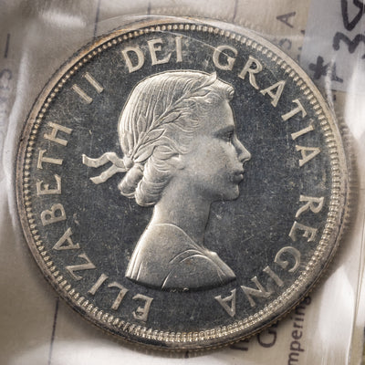 SOLD Canada 1964 $1 Silver Dollar Coin - ICCS Specimen SP-63