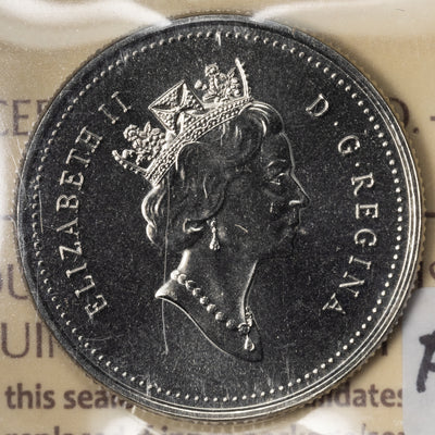 SOLD Canada 1999 November Mule 25 Cents Quarter Coin - ICCS MS-66