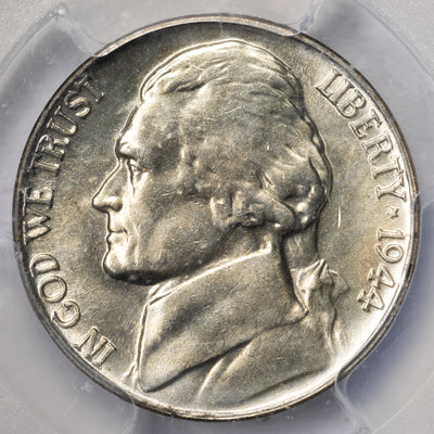 SOLD United States 1944-P 5 Cents Jefferson Nickel Coin - PCGS MS-64