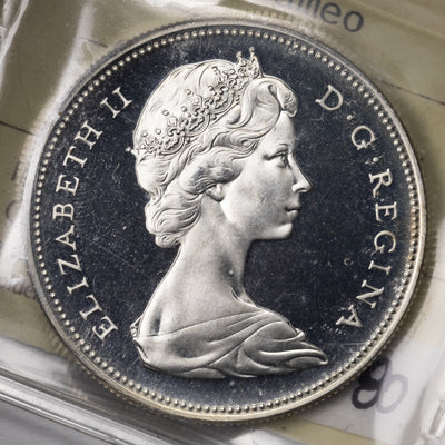 SOLD Canada 1967 $1 Silver Dollar Coin - ICCS Specimen SP-66 Heavy Cameo