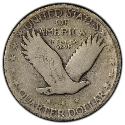 United States 1927-S 25 Cents Standing Liberty Quarter Silver Coin