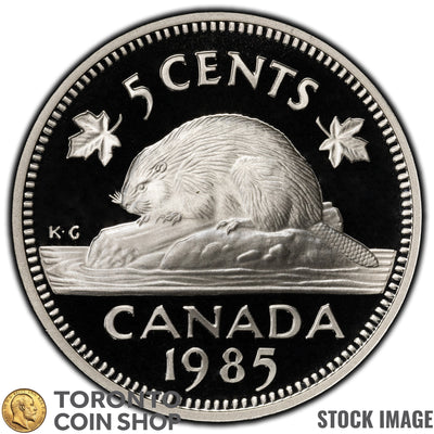Canada 1985 5 Cents Coin - Proof Strike