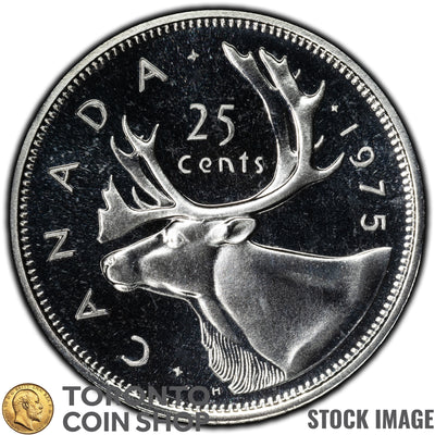 Canada 1975 25 Cents Coin - Specimen Strike