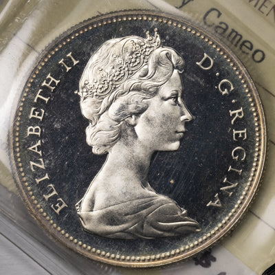 SOLD Canada 1967 $1 Silver Dollar Coin - ICCS Specimen SP-67 Heavy Cameo