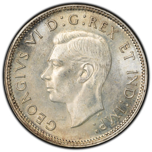 SOLD Canada 1940 25 Cents Quarter Silver Coin - Choice UNC