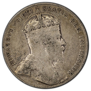 SOLD Newfoundland 1904-H 50 Cents Silver Coin - Fine