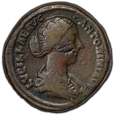 SOLD Ancient Rome Lucilla Wife of Lucius Verus AD 161-169 Sestertius