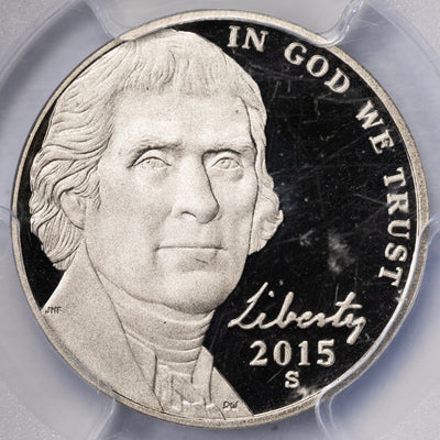 SOLD United States 2015-S 5 Cents Nickel Coin - PCGS PR-69 DCAM