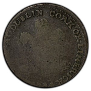 SOLD Ireland 1794 Dublin 1/2 Half Penny Token D&H #323 Plain Edge
