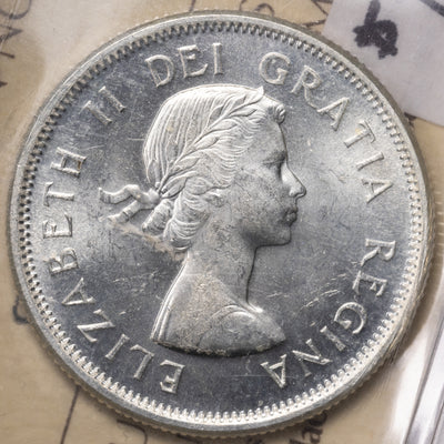 SOLD Canada 1963 25 Cents Quarter Silver Coin - ICCS MS-63 Cameo