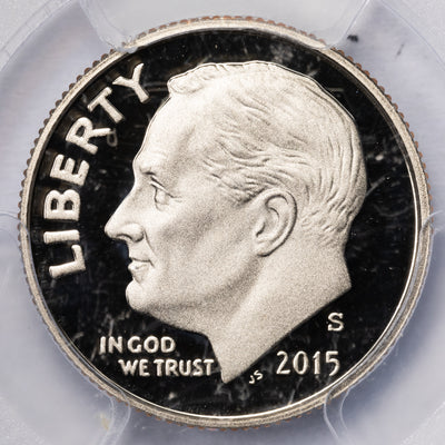 SOLD United States 2015-S 10 Cents Roosevelt Dime Coin - PCGS PR-69 DCAM