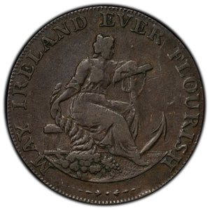 SOLD Ireland 1794 Dublin May Ireland Ever Flourish 1/2 Half Penny Token D&H #309d