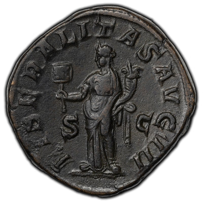 SOLD Ancient Rome Gordian III AD 238-244 Sestertius Coin