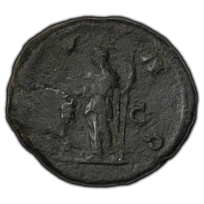 Ancient Rome Julia Domna Under Caracalla Died AD 217 Dupondius Coin