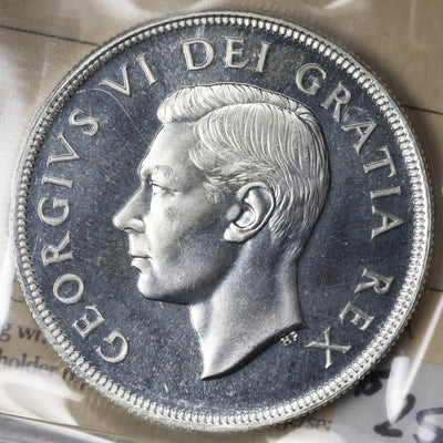 SOLD Canada 1949 $1 Dollar Silver Coin - ICCS MS-66