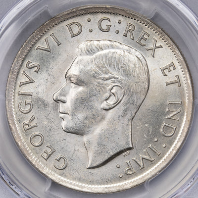 SOLD Canada 1938 $1 Silver Dollar Coin - PCGS MS-63