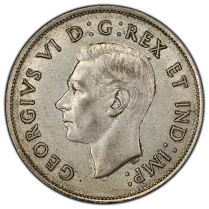 SOLD Canada 1941 50 Cents Half Dollar Silver Coin - King George VI