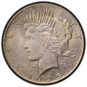 SOLD United States 1925 $1 Peace Silver Dollar Coin