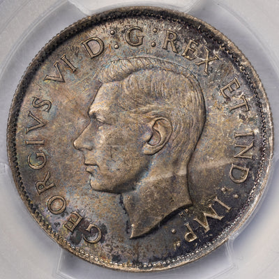 SOLD Canada 1937 50 Cents Half Dollar Silver Coin - PCGS MS-64