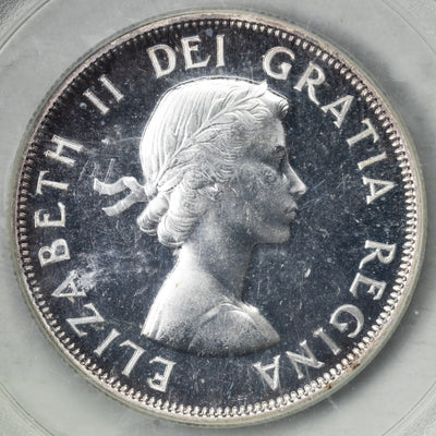 SOLD Canada 1954 50 Cents Half Dollar Silver Coin - PCGS PL-65