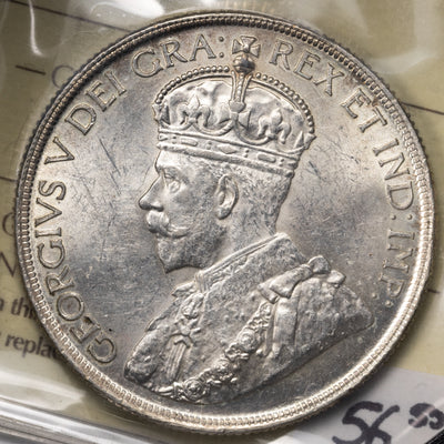 SOLD Canada 1936 $1 Silver Dollar Coin - ICCS AU-55