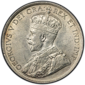 SOLD Canada 1919 50 Cents Half Dollar Silver Coin - EF