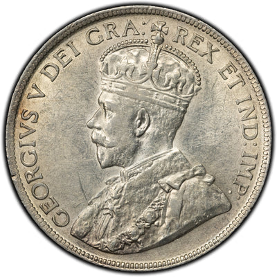 SOLD Canada 1919 50 Cents Half Dollar Silver Coin - EF