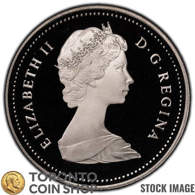 Canada 1983 $1 Dollar Nickel Coin - Proof Strike