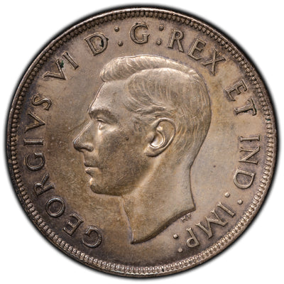 SOLD Canada 1947 Blunt 7 $1 Silver Dollar Coin