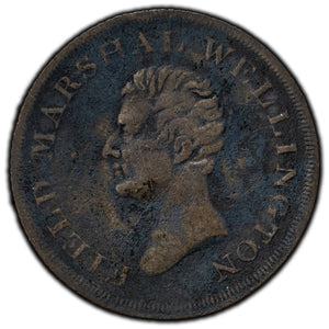 SOLD Ireland 1805 Wellington 1/2 Half Penny Token WE-5A3 W-1980