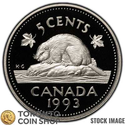 Canada 1993 5 Cents Coin - Proof Strike