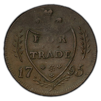SOLD Ireland 1795 Dublin Alexander Cornwell 1/2 Half Penny Token D&H #307