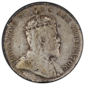 SOLD Canada 1907 10 Cents Dime Silver Coin - VG