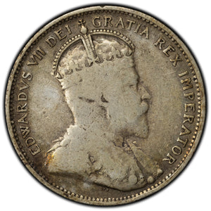 SOLD Canada 1903 25 Cents Quarter Silver Coin