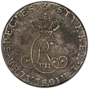 SOLD Norway 1801 1/5 Specie Daler Silver Coin