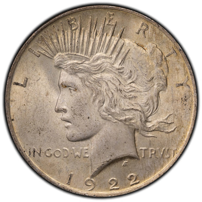 SOLD United States 1922 $1 Peace Silver Dollar Coin