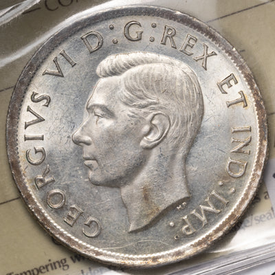 SOLD Canada 1939 $1 Silver Dollar Coin - ICCS MS-62