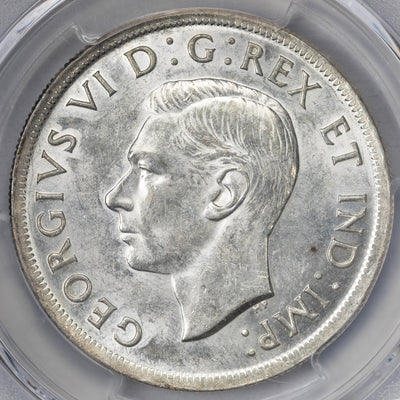 SOLD Canada 1938 $1 Silver Dollar Coin - PCGS UNC Detail Cleaned
