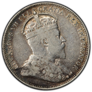 SOLD Canada 1910 25 Cents Quarter Silver Coin