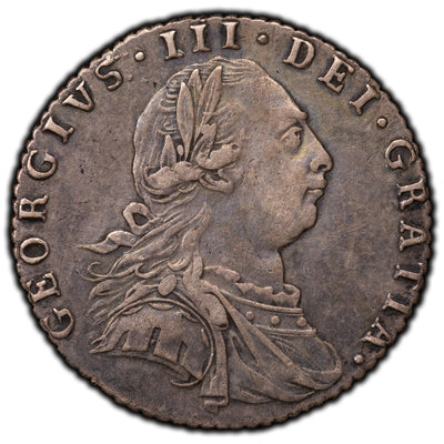 SOLD Great Britain 1787 6 Pence Silver Coin