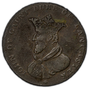 SOLD Ireland ND Dublin Duke of Lancaster 1/2 Half Penny Token D&H #231