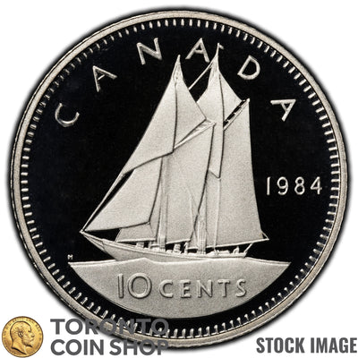 Canada 1984 10 Cents Coin - Proof Strike