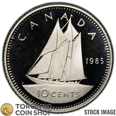Canada 1985 10 Cents Coin - Proof Strike