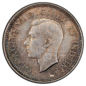 SOLD Canada 1937 10 Cents Dime Silver Coin - AU