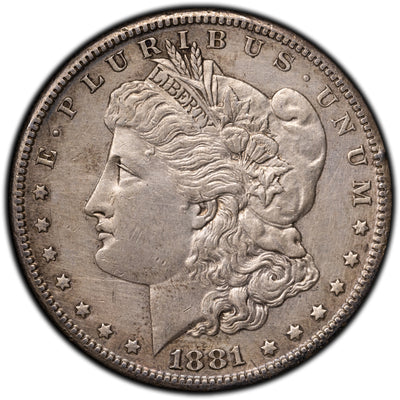 SOLD United States 1881-S $1 Morgan Silver Dollar Coin - Cleaned