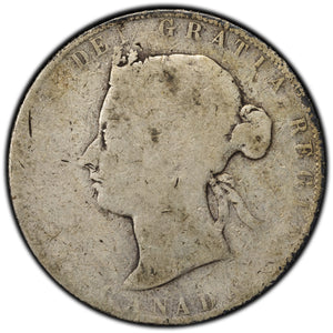 SOLD Canada 1881-H 50 Cents Half Dollar Silver Coin