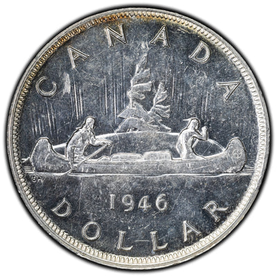 SOLD Canada 1946 $1 Silver Dollar Coin